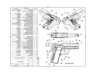 Ruger P90DC Full Assembly